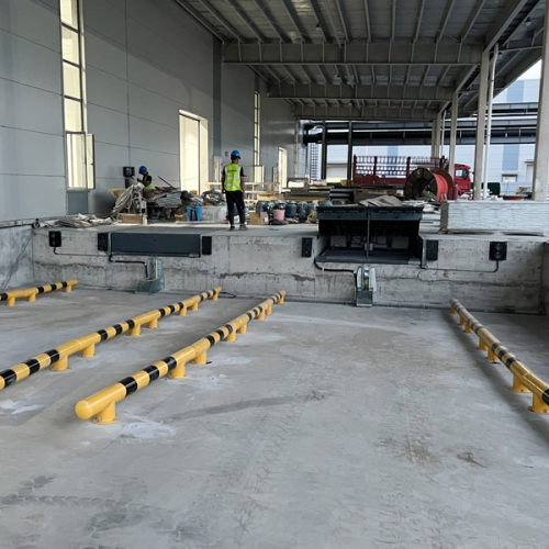 西朗SEPPES卸货平台，是如何防止搬运叉车搁浅的