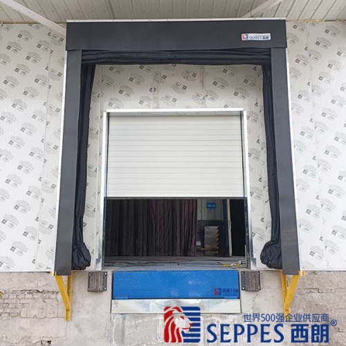 充气式门封+卸货平台互锁系统：医药食品仓库防尘防虫的解决方案