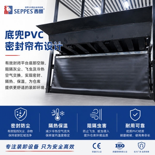 瑞泰同款冷库保温卸货平台，垂直收纳防跑冷，冷链装卸更高效