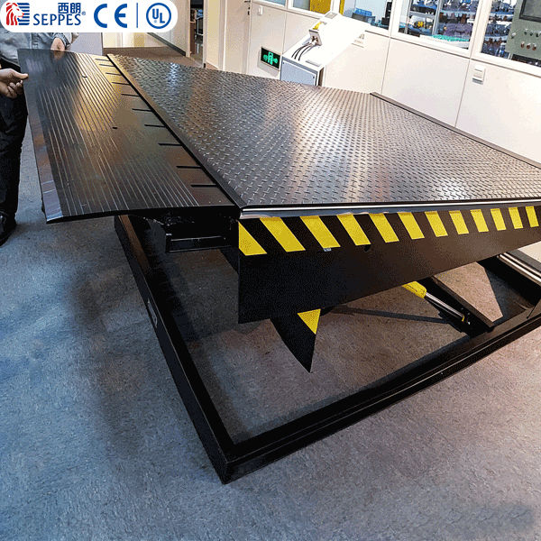 医药仓库保温防尘液压装卸平台