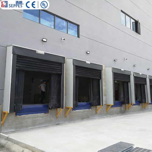 港口仓库：电动液压+快速升降液压登车桥